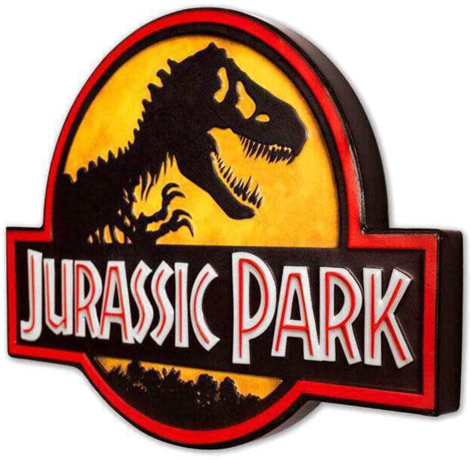 DOCTOR COLLECTOR JURASSIC PARK Logo metal sign