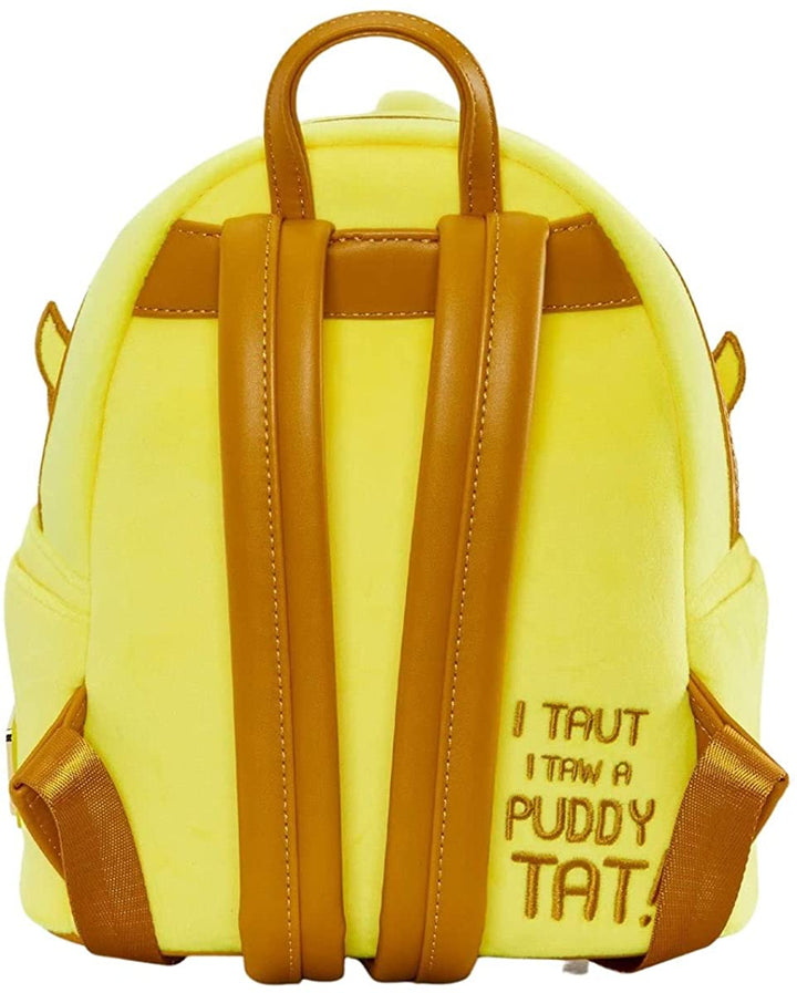 Loungefly Looney Tunes Tweety Bird Plush Mini Backpack