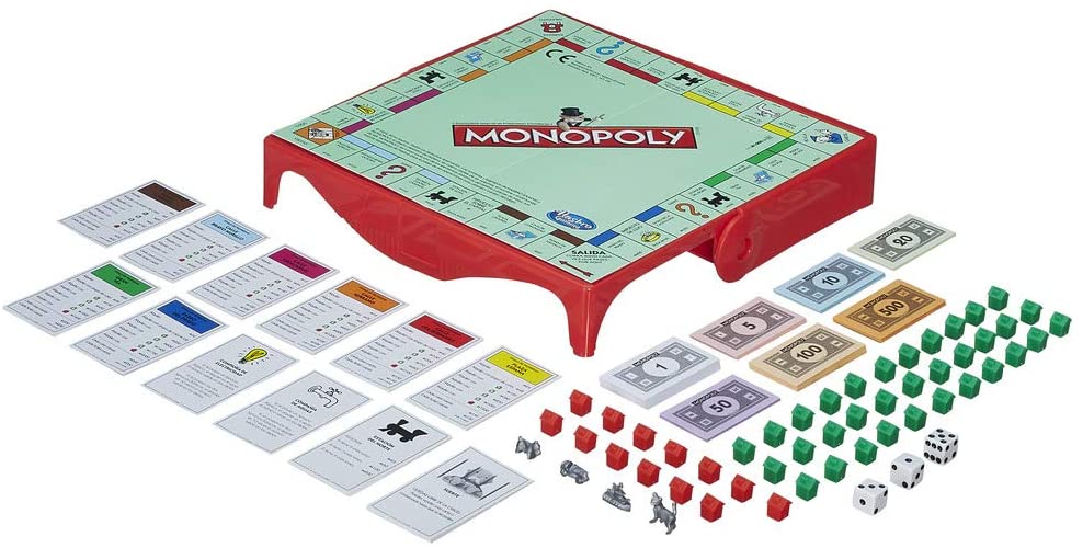 Hasbro Monopoly Travel Parent version espagnole