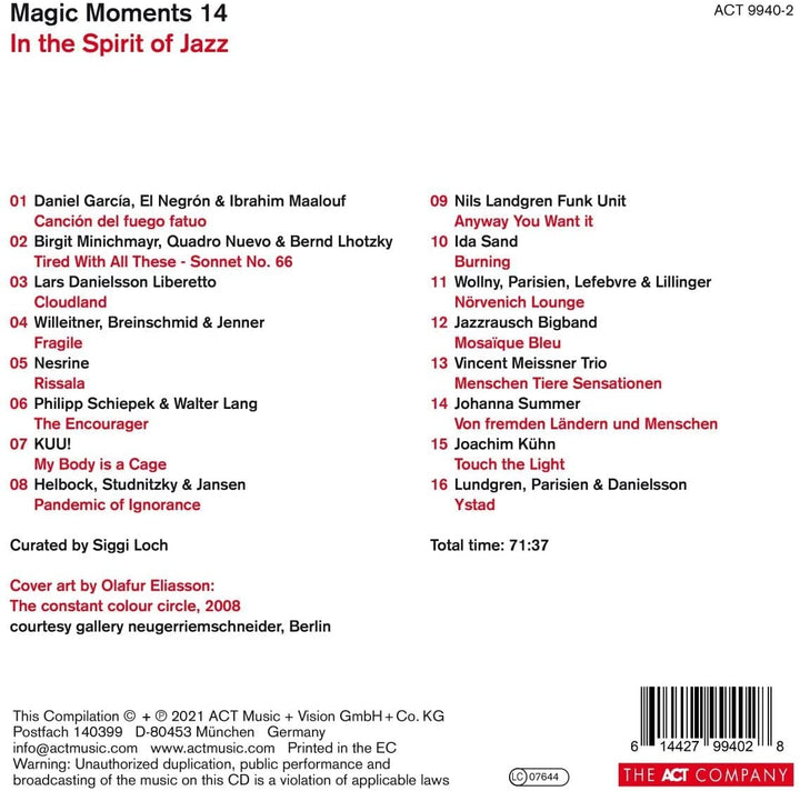 Magic Moments 14: In The Spirit Of Jazz [Audio CD]