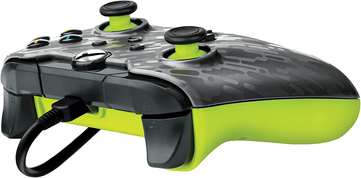 PDP Wired Controller Electric Carbon for Xbox Series X|S, Gamepad, Wired Video G 6