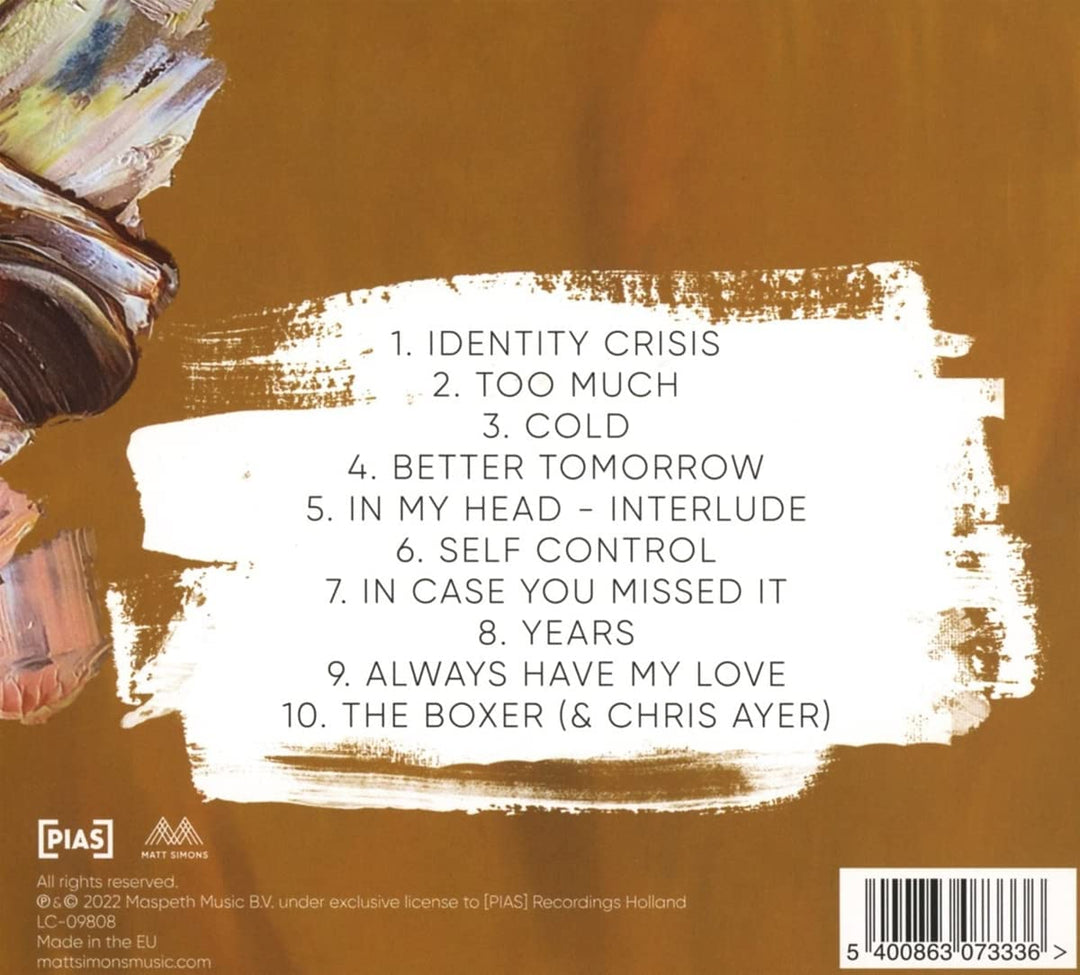 Matt Simons - Identity Crisis [Audio CD]