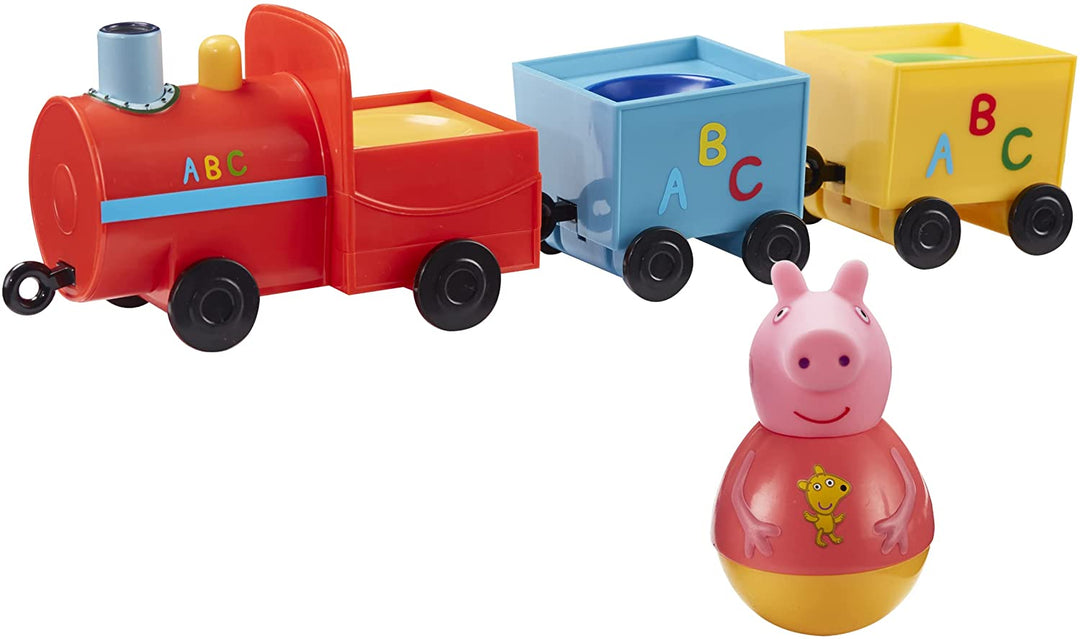 Peppa Pig Weebles Pull Along Wobbily Train,07482