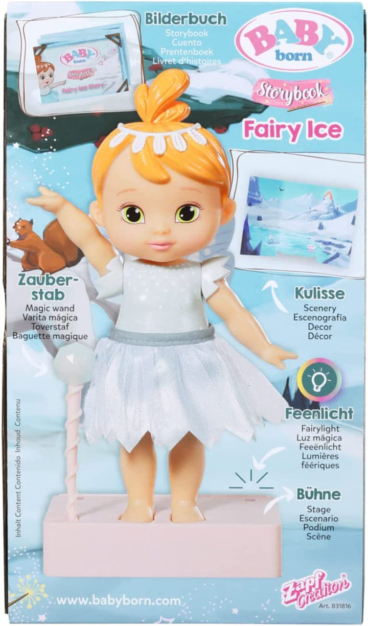 BABY born 831816 Storybook Fairy Ice Ice-18cm Fluttering Wings-Includes Doll,