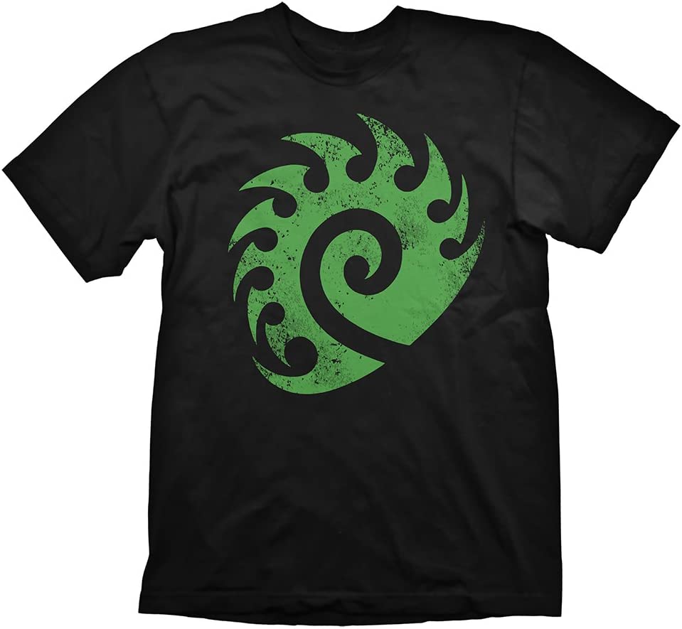 Starcraft II T-Shirt Zerg Logo Vintage, S