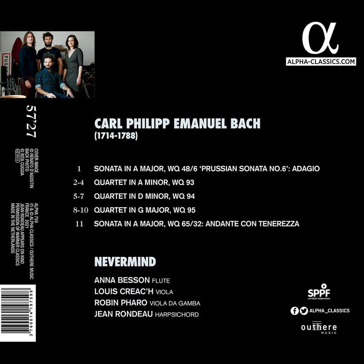 Carl Philipp Emanuel Bach [Audio CD]