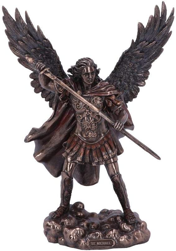 Nemesis Now Bronze Saint Michael the Defender Archangel Figurine, One Size