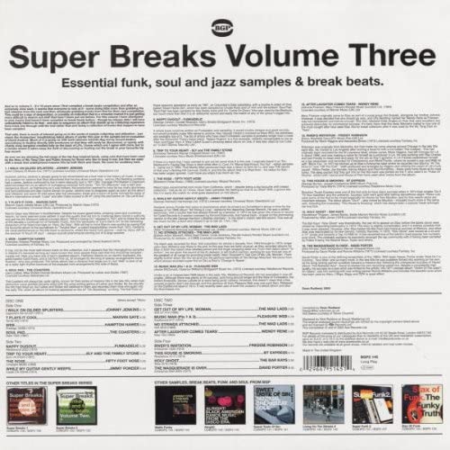 Super Breaks Vol.3: Essential Funk Soul and Jazz Samples and Breakbeats [Vinyl]