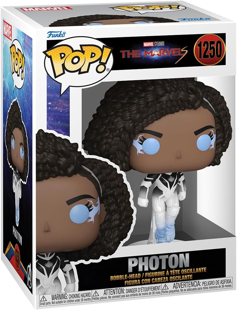 Funko Pop! The Marvels - Monica Rambeau as Photon Vinyl Figure #1250 1