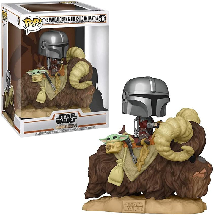 Star Wars The Mandalorian The Mandalorian & The Child On Bantha Funko 52373 Pop! Vinyl #416
