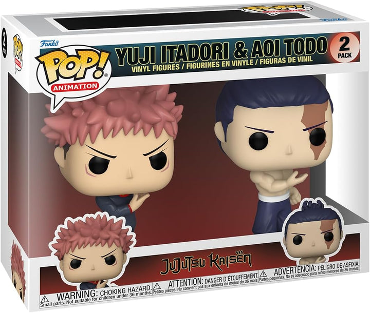 Animation: JJK - 2 Pack Yuji Itadori & Todo - Jujutsu Kaisen Funko 72041 Pop! Vinyl