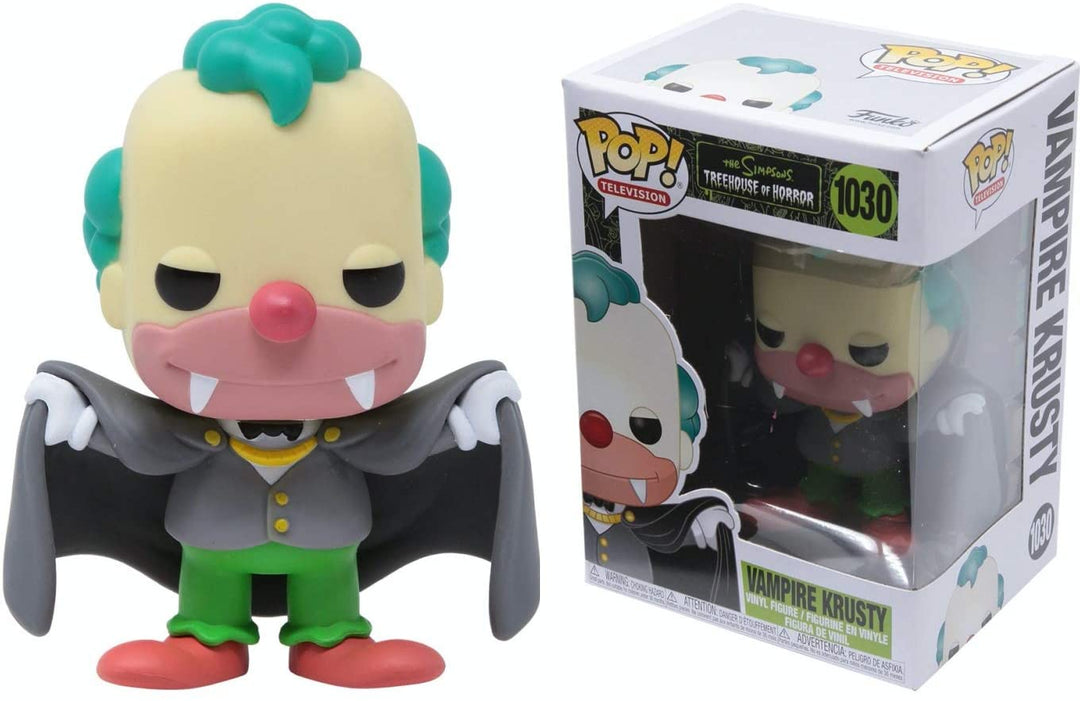 The Simpsons Treehouse Of Horror Vampire Krusty Funko 50143 Pop. Vinilo n. ° 1030