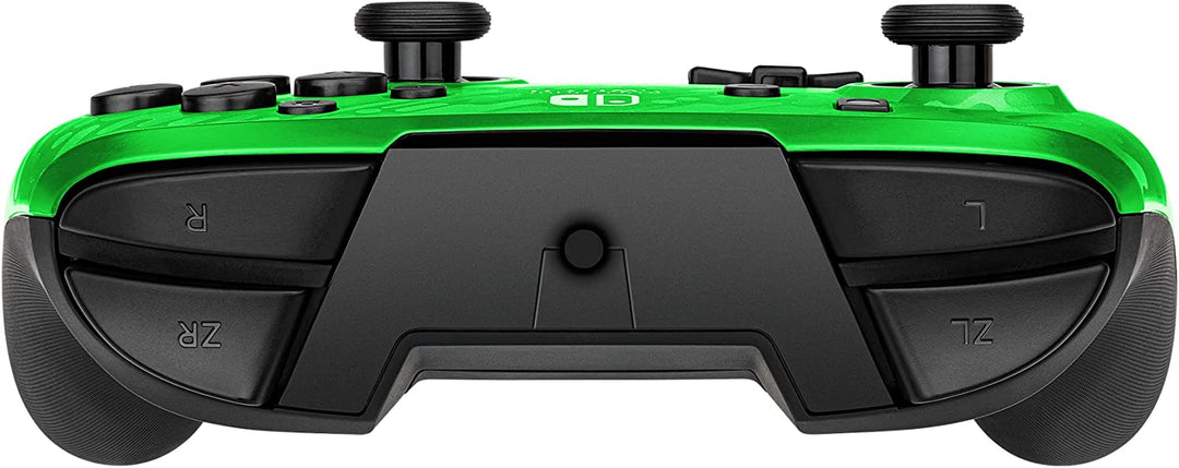 Pdp Controller Faceoff Deluxe + Audio Bedrade Schakelaar Camo Groen