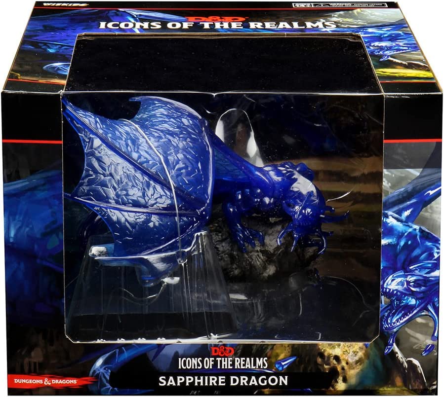 WizKids DandD Icons of the Realms: Sapphire Dragon Premium Figure