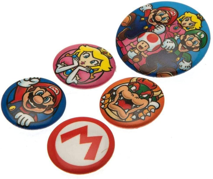 Pyramid International Super Mario Badge, Multi-Colour, 10 x 12.5 x 1.3 cm