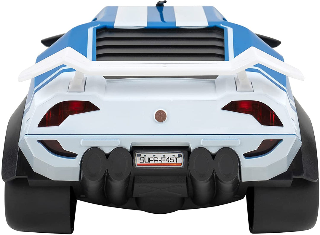 Fortnite FNT0815 Joy Ride Whiplash (Blue & White), Vehicle with 4-inch Articulat