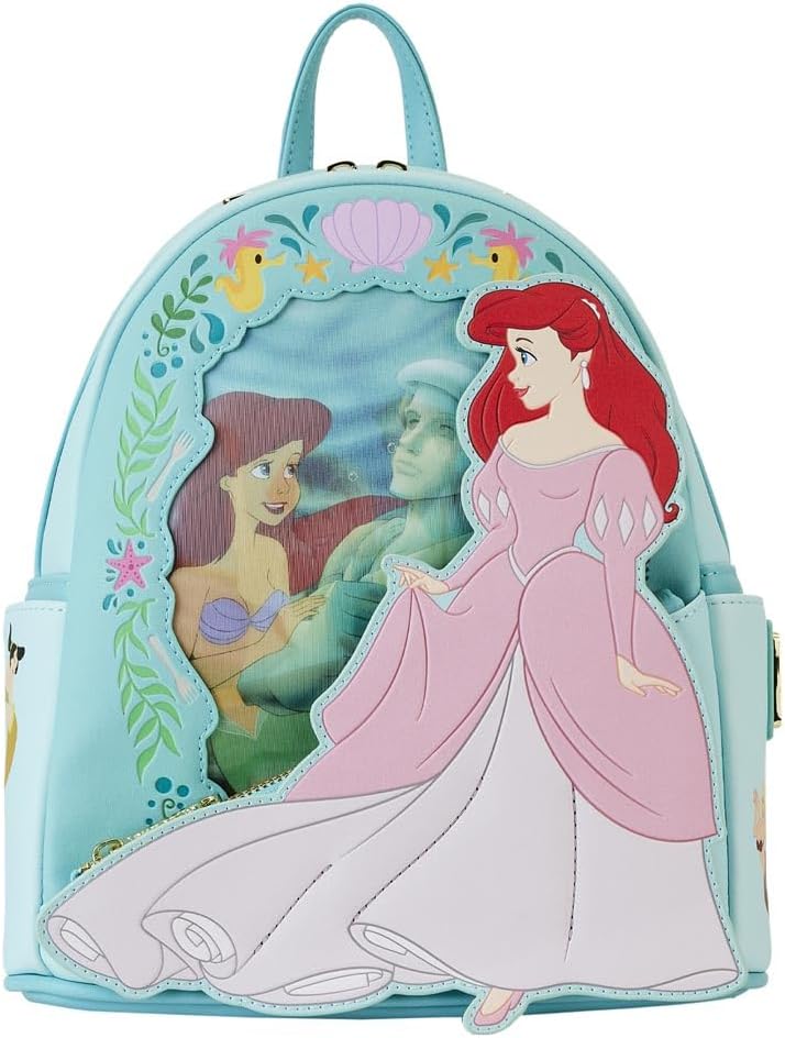 Loungefly Disney The Little Mermaid Princess Lenticular Mini Backpack