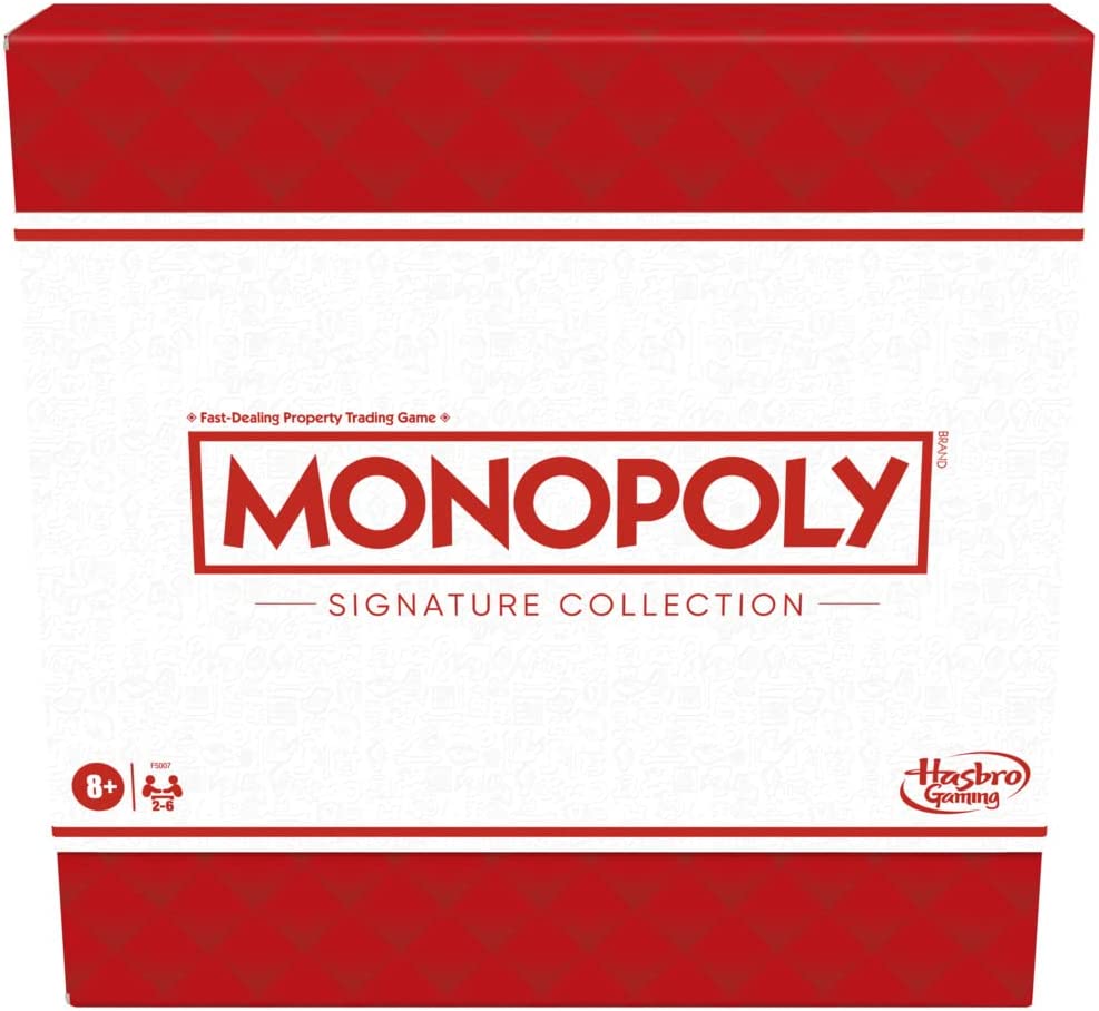 Monopoly Signature Collection Family Board Game for 2 to 6 Players, Premium Pack