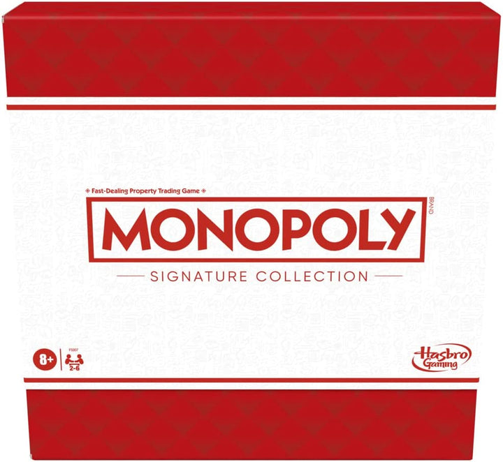 Monopoly Signature Collection Family Board Game for 2 to 6 Players, Premium Pack