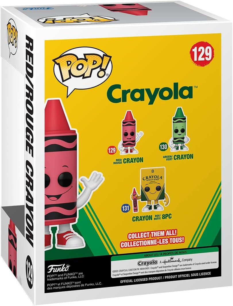 Funko POP! Vinyl: Crayola - Red Crayon - Collectable Vinyl Figure