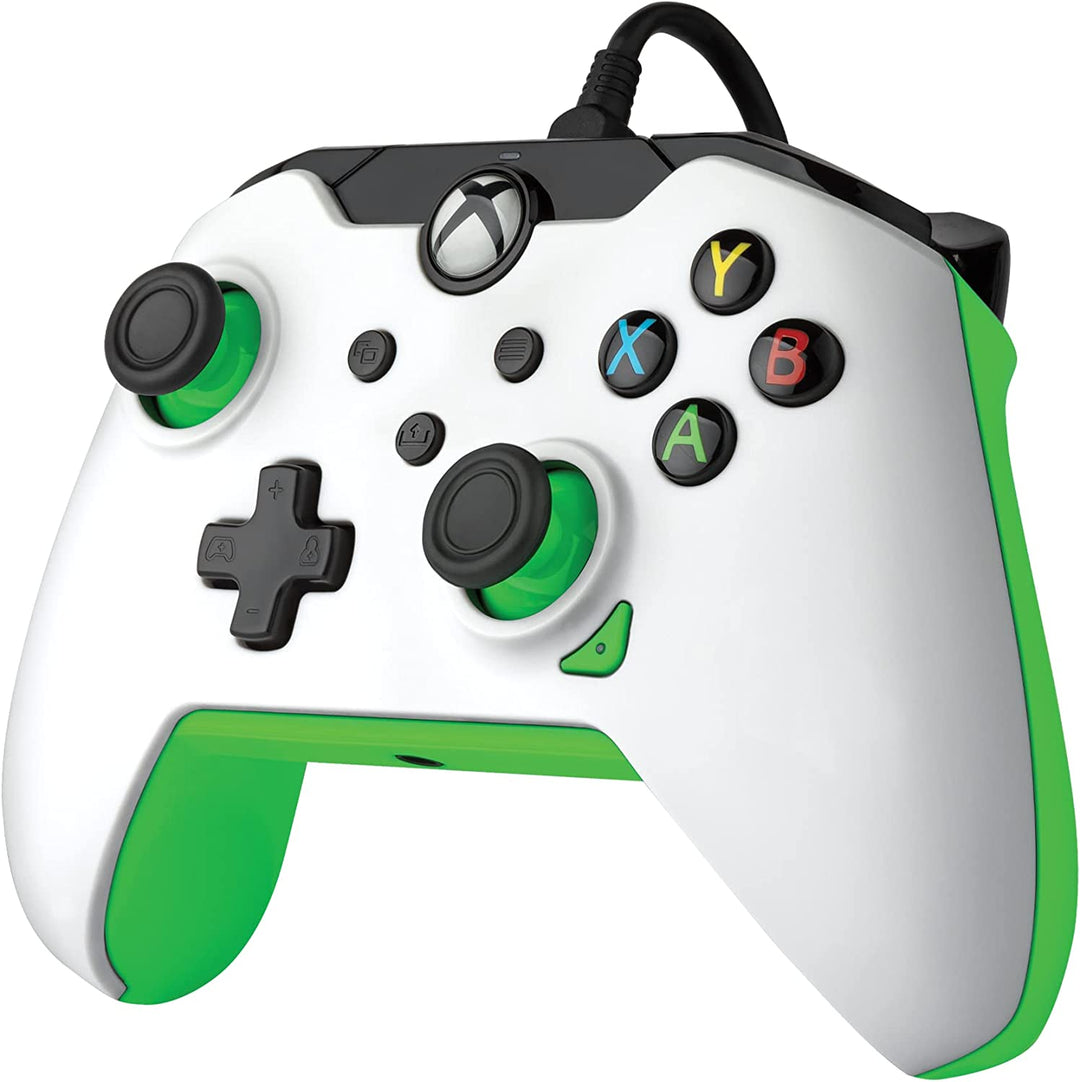 PDP Wired Controller Neon White for Xbox Series X|S, Gamepad, Wired Video Game C