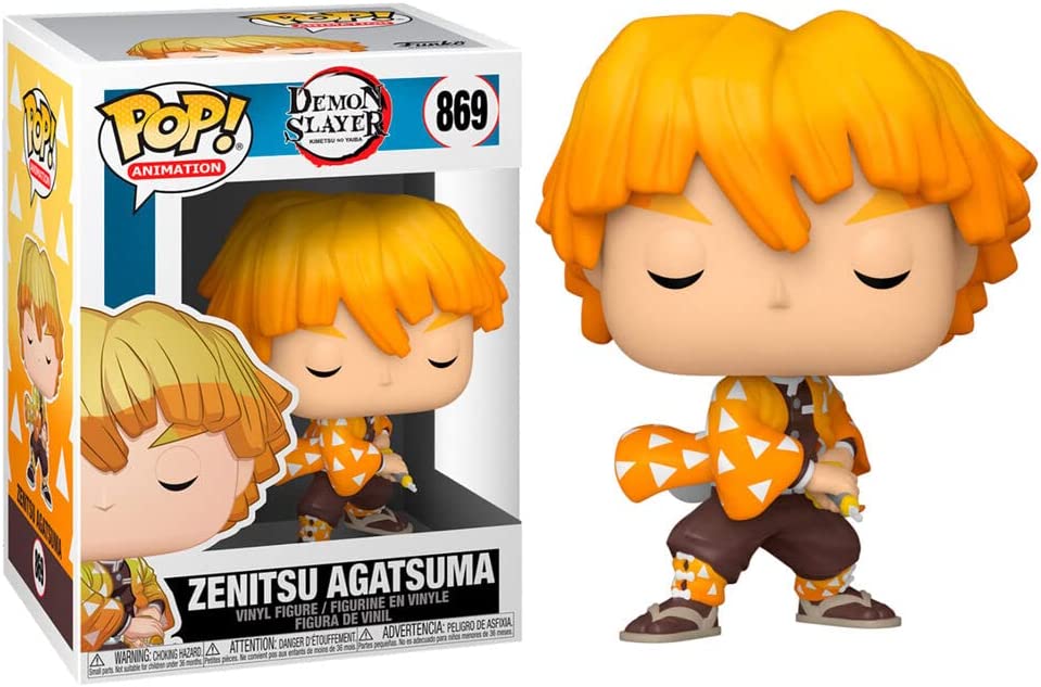 Demon Slayer-Zenitsu Agatsuma Funko 49012 Pop! Vinyl #869