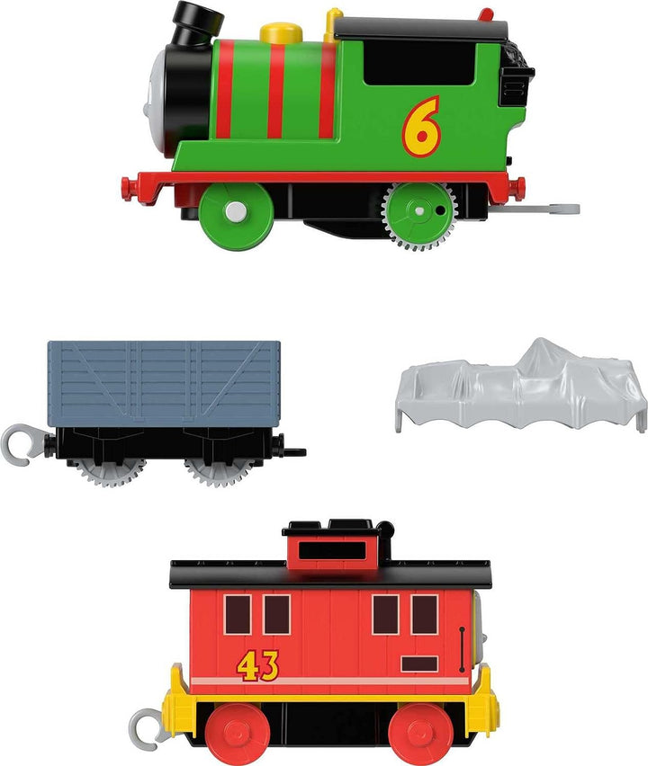 Fisher-Price Thomas & Friends Percy & Brake Car Bruno motorized battery-powered Engine and Brake Car Bruno Rail Vehicle