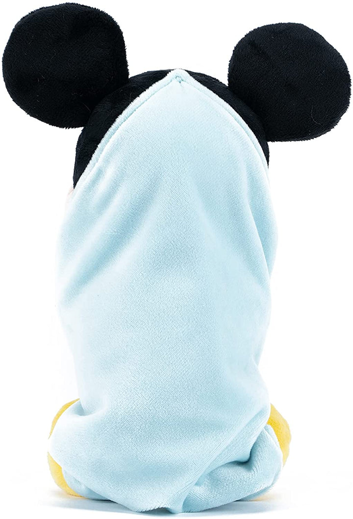 Simba Toys 6315870267 Mickey Plush 25 cm with Extra Soft Blanket, 100% Official