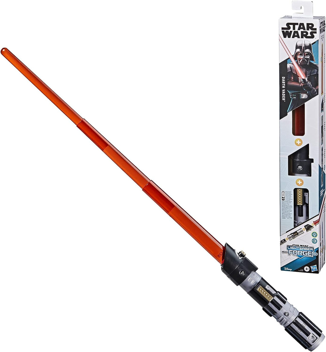 Star Wars Lightsaber Forge Darth Vader Electronic Extendable Red Lightsaber Toy