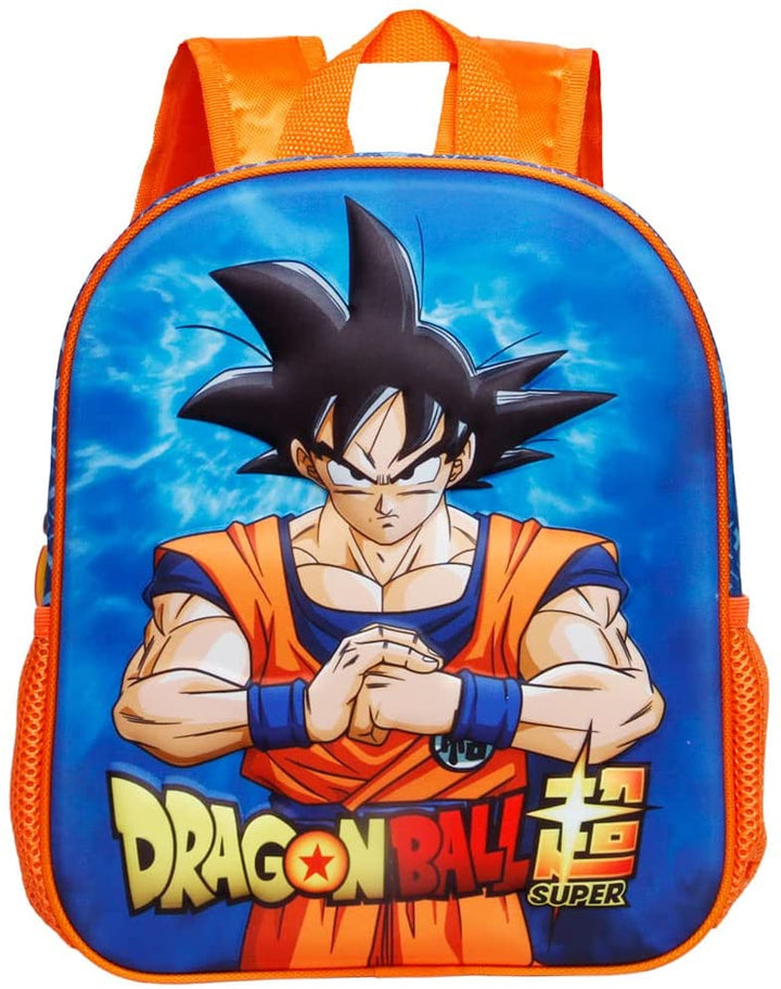 Dragon Ball Warrior-Small 3D Backpack, Multicolour