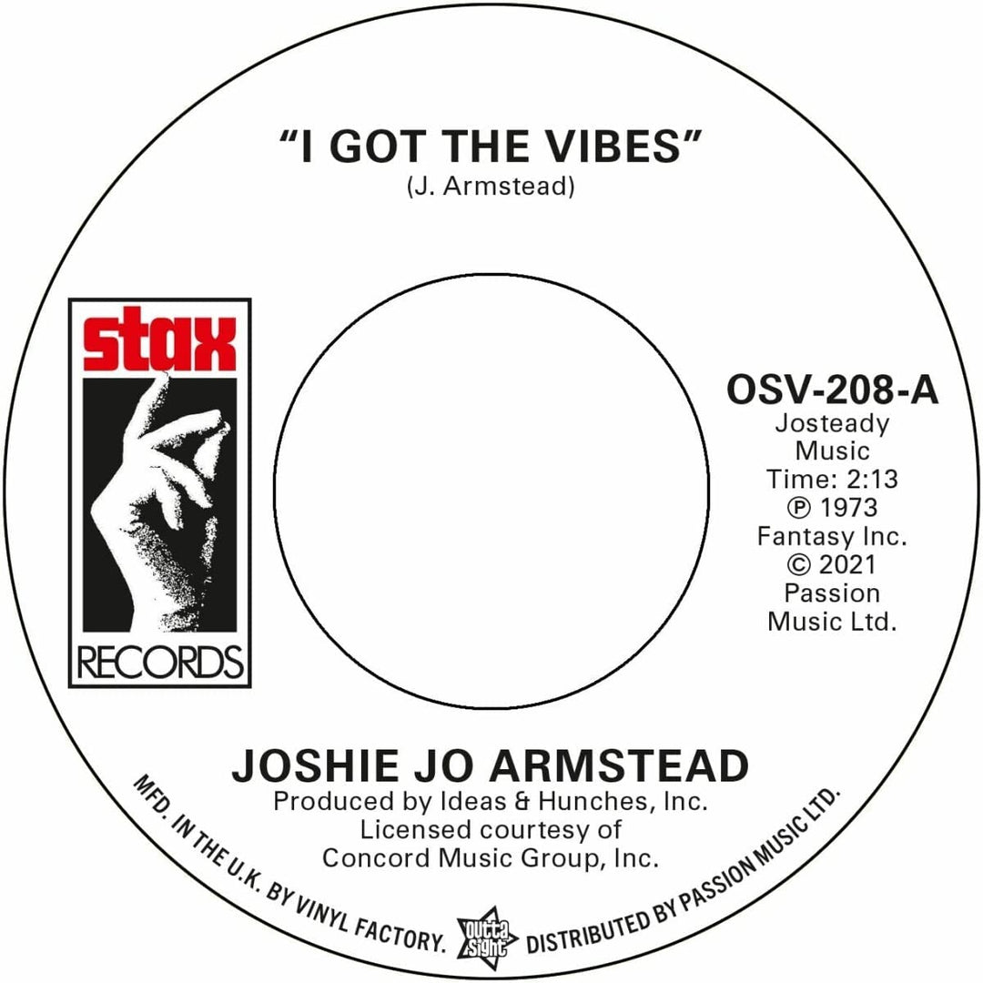 Josie Jo Armstead - I Got The Vibes / I'll Never Stop Loving You [7" VINYL]