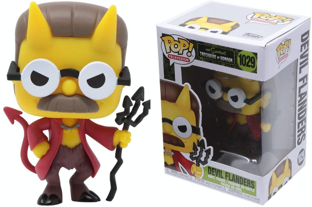 The Simpsons Treehouse Of Horror Devil Flanders Funko 50141 Pop. Vinilo n. ° 1029