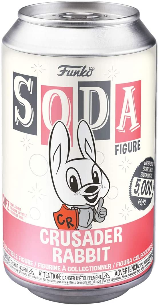 Funko 45952 Vinyl Soda Crusader Rabbit w/Chase Collectible Toy