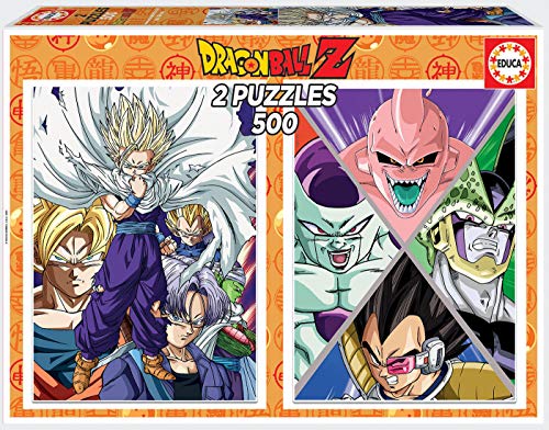 Educa - Dragon Ball 2 Jigsaw Puzzles, 200 Pieces, Multicoloured (18487)