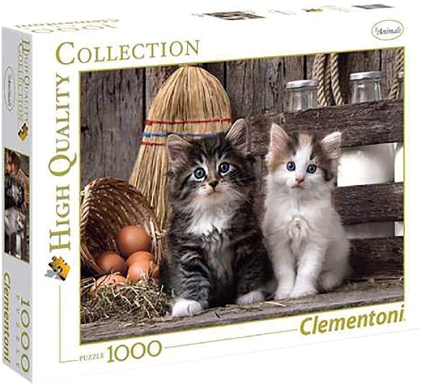 Clementoni - 39340 - Collection Puzzle for Children and Adults - Lovely Kittens - 1000 Pieces