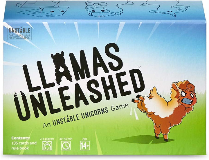 TeeTurtle TEE4122 Llamas Unleashed, Multi-Colour