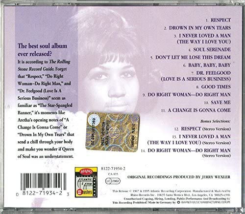 I Never Loved a Man the Way I Love You - Aretha Franklin [Audio CD]