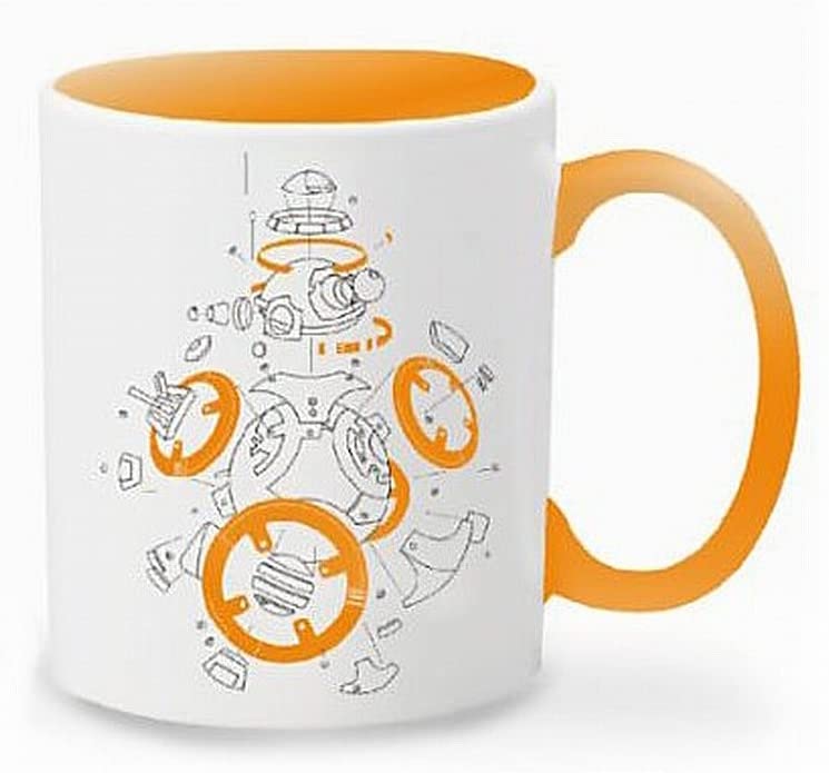 Star Wars Exploded View BB-8 The Last Jedi Mug, White