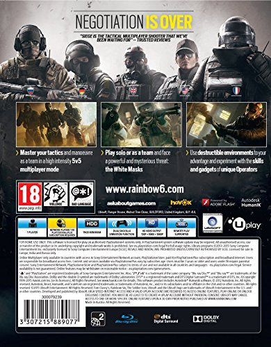 Tom Clancy's Rainbow Six Siege (PS4)