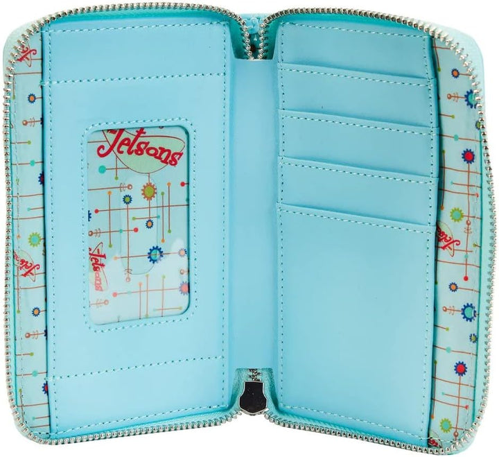 Loungefly Warner Bros The Jetsons Spaceship Wallet, Blue, One Size