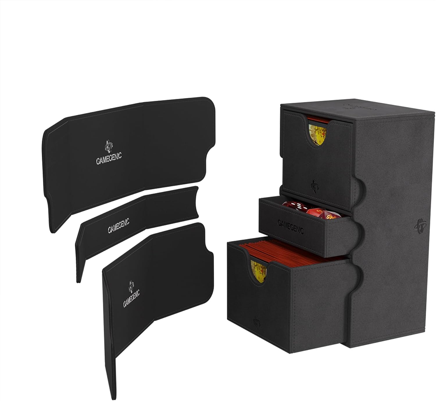 Gamegenic Stronghold 200+ XL Black – Extra Large Deck Box for Card Games 3