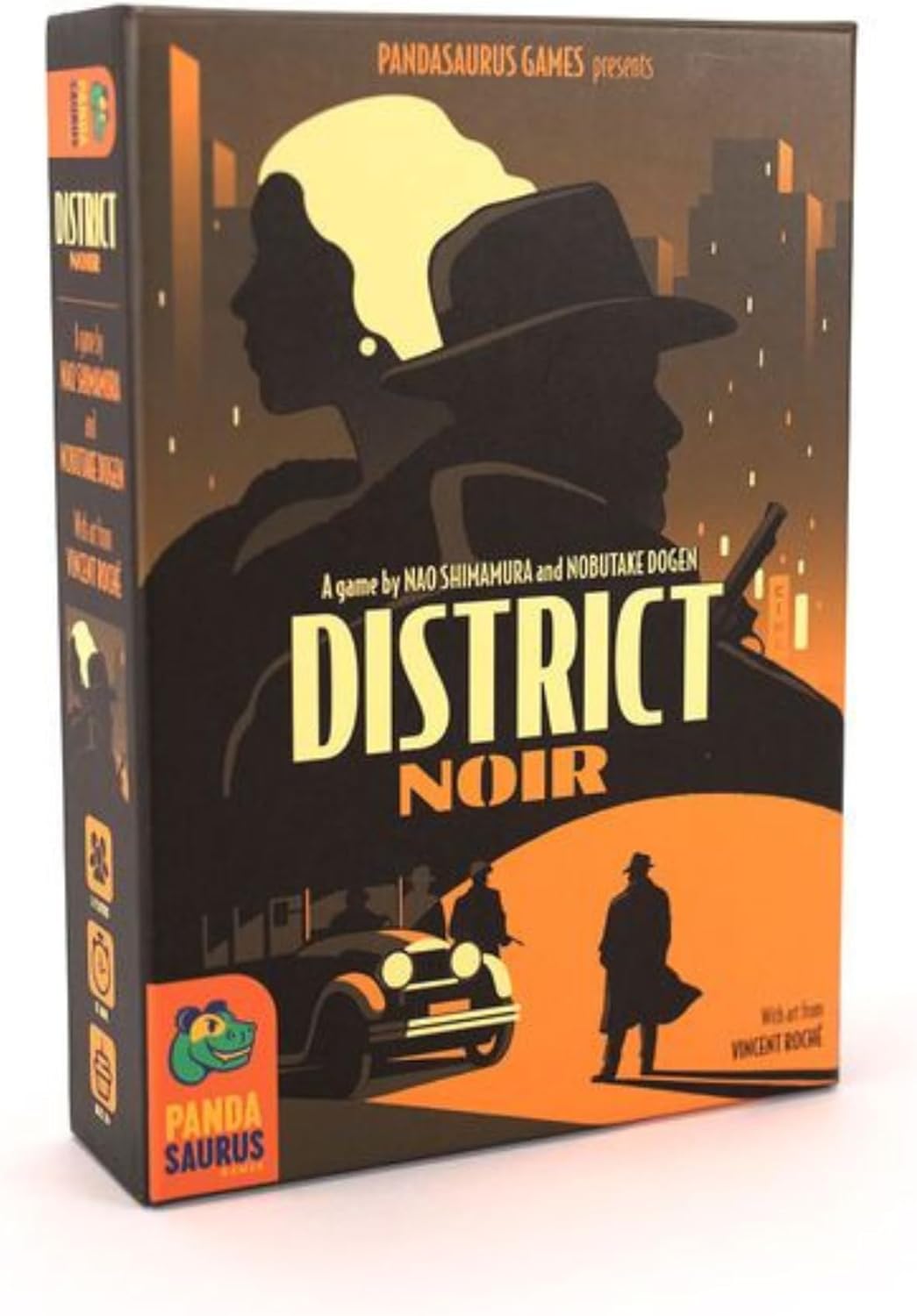 District Noir Card Game | Crime Themed Bluffing and Set Collection Strategy Game | Fun Family Game for Kids and Adults