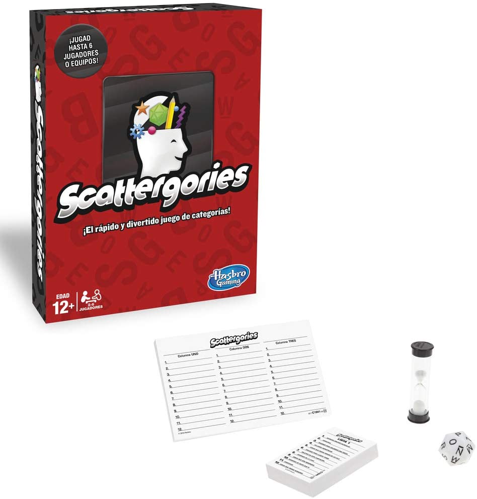 Hasbro Gaming Scattergories Spanish Version multicoloured