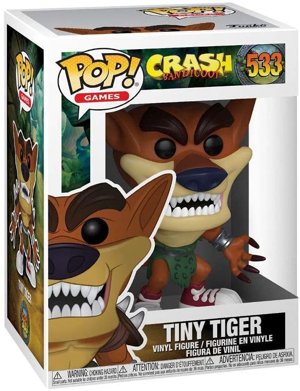 Crash Bandicoot Tiny Tiger Funko 43444 Pop! Vinilo #533