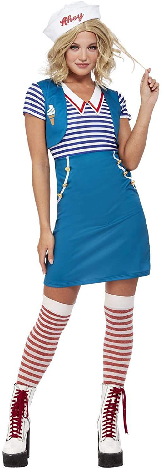 Smiffys Women's Smiffys Ice Cream Sailor Costume Smiffys Ice Cream Sailor Costume