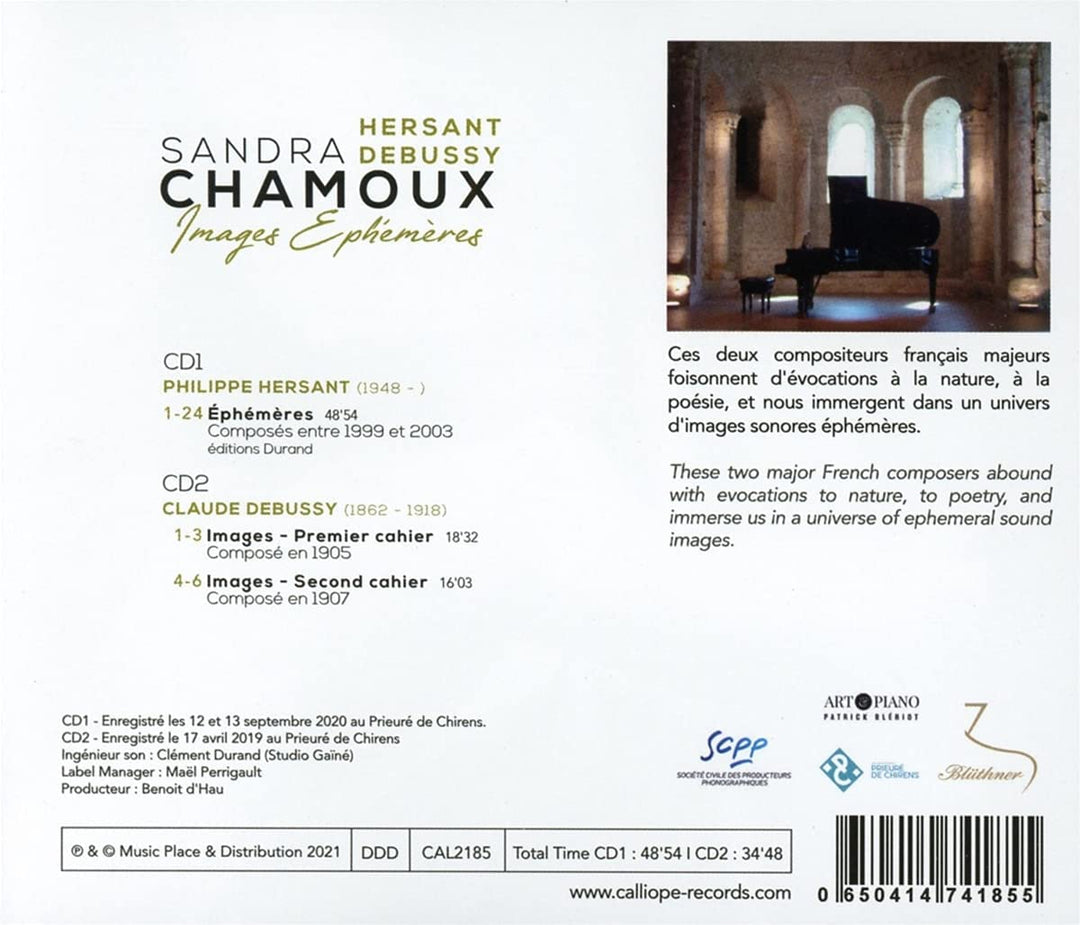 Sandra Chamoux - Images Éphémères [Audio CD]