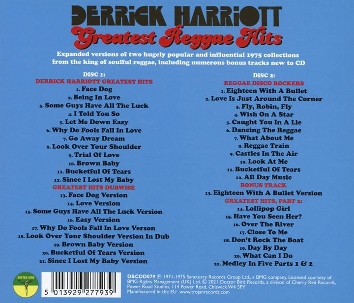 Derrick Harriott - Greatest Reggae Hits: Expanded Original Album [Audio CD]