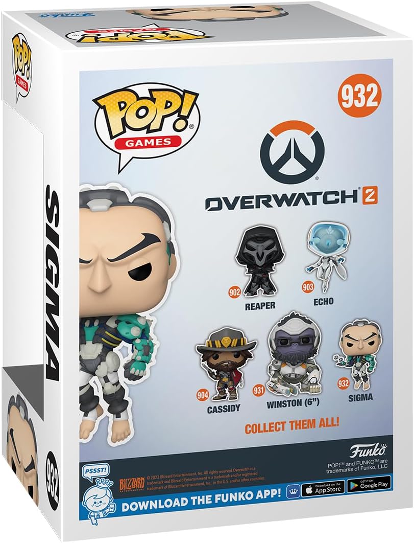 Overwatch 2 - Sigma Funko 59185 Funko Pop! Vinyl #932