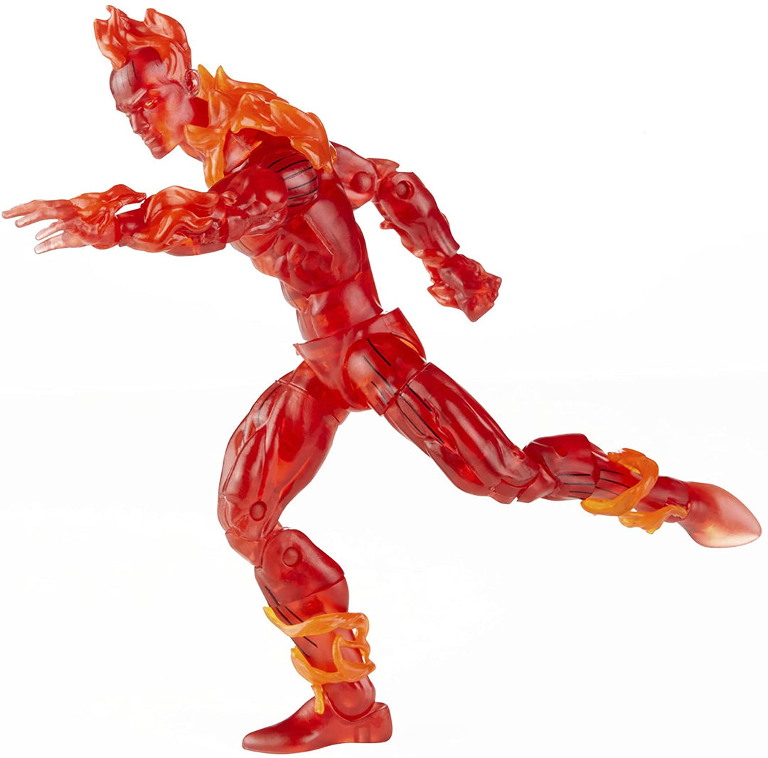 Hasbro Marvel Legends Series Retro Fantastic Four The Human Torch 6-inch Action