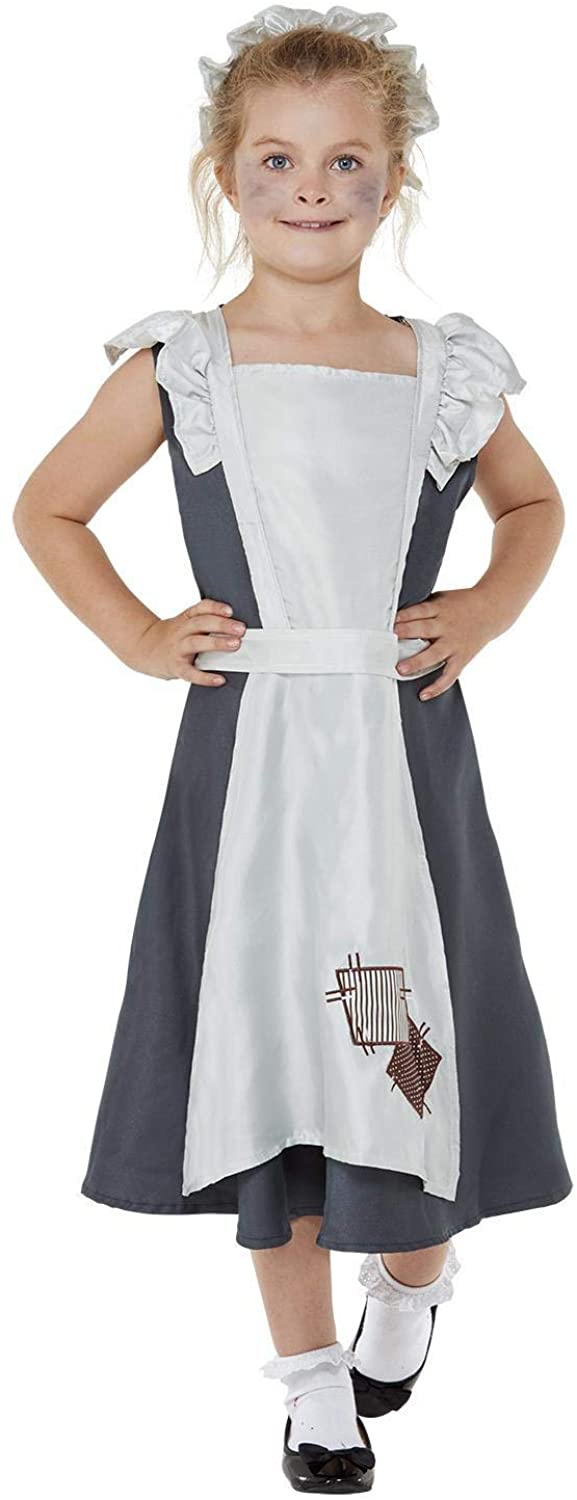 Smiffys Girl's Smiffys Victorian Maid Costume Smiffys Victorian Maid Costume Age 7-9